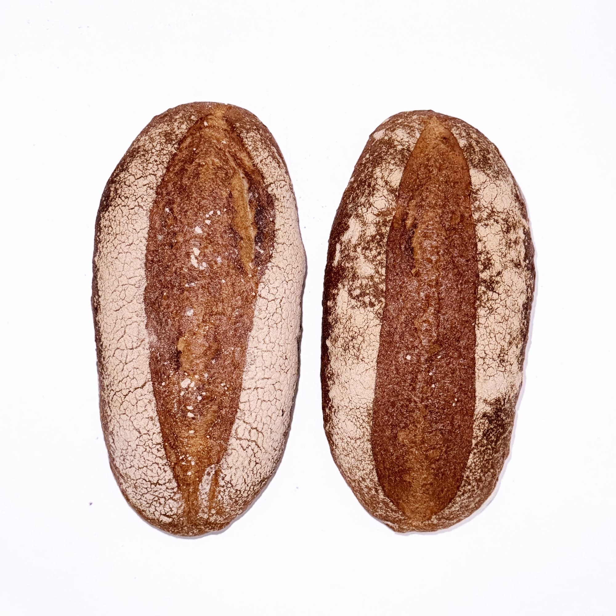 yeast free rye sourdough bloomer