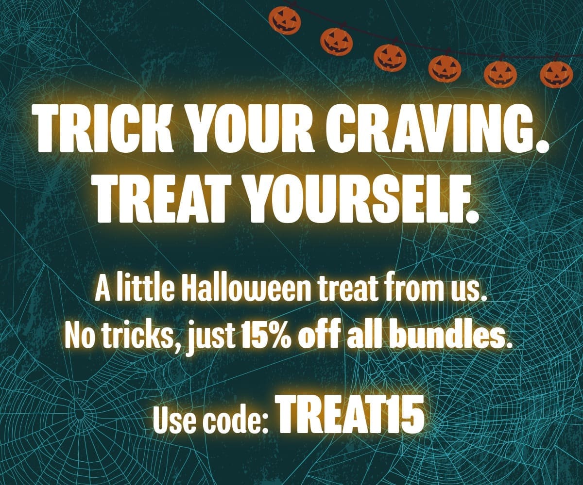 halloween 15% off bundles with code treat15